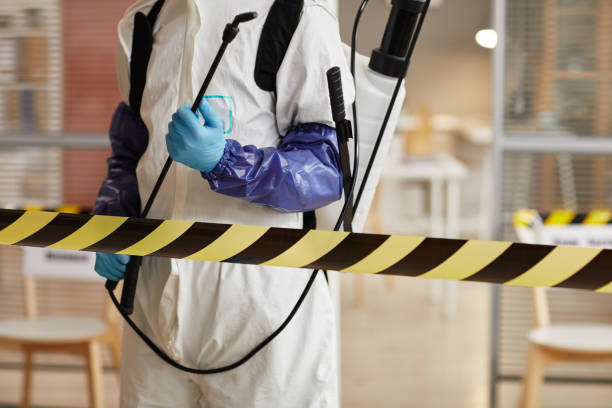 Professional Biohazard technician working in Alfred, ME